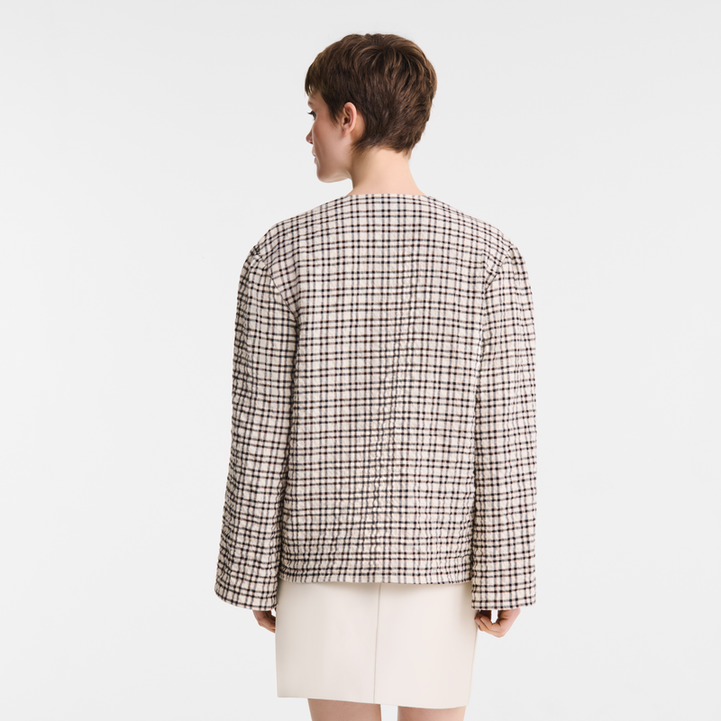 Blouse Ecru - Jacquard cotton