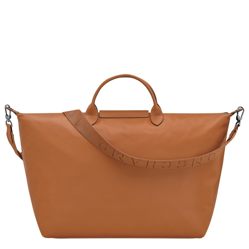 Le Pliage Xtra L Travel bag Cashew - Leather