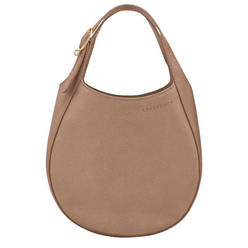 Le Foulonné S Handbag Biscuit - Leather