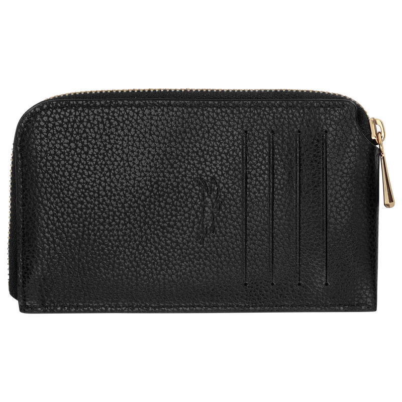 Le Foulonné Card holder Black - Leather