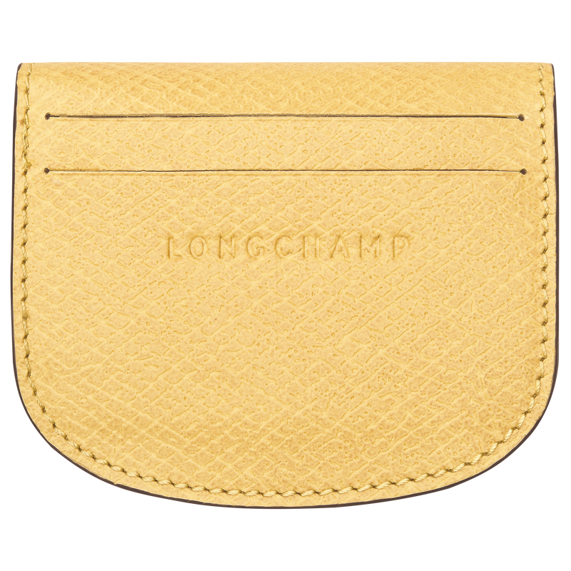 Épure Card holder Yellow Chick - Leather