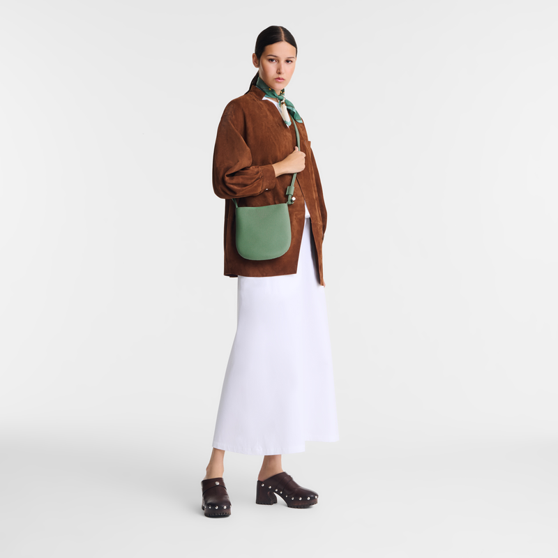 Le Roseau S Crossbody bag Oregano - Leather