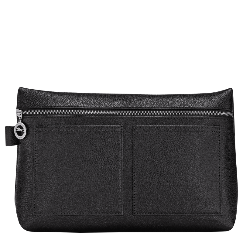 Le Foulonné Toiletry case Black - Leather