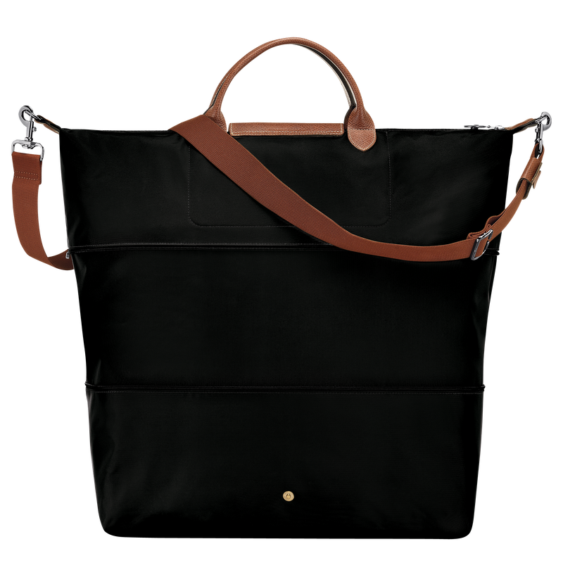 Le Pliage Original Travel bag expandable Black - Recycled canvas