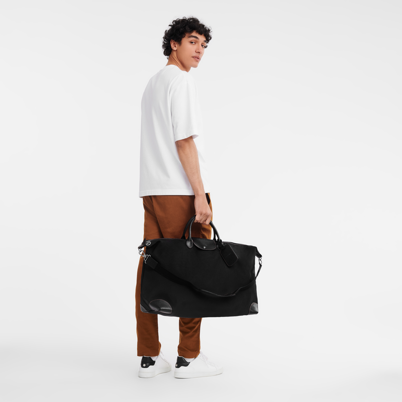 Boxford XL Travel bag Black - Recycled canvas