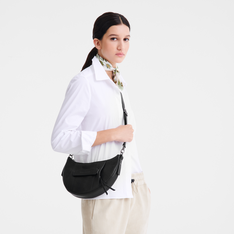 Longchamp 3D S Crossbody bag Black - Leather