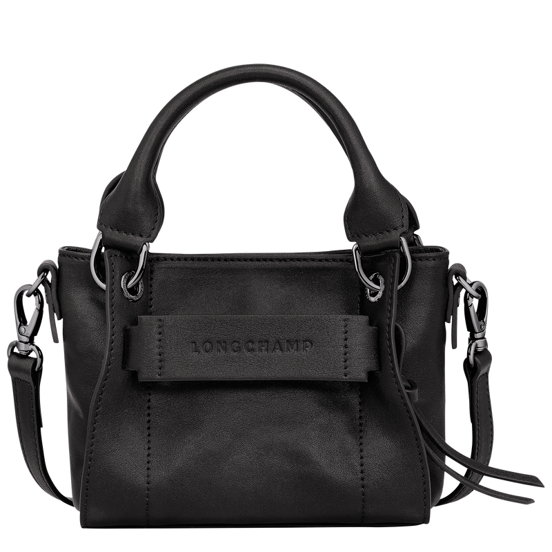 Longchamp 3D XS Handbag Black - Leather