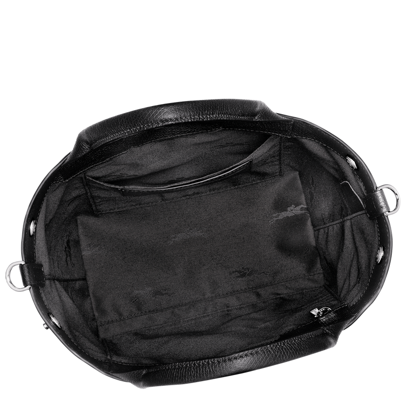 Le Roseau S Handbag Black - Leather