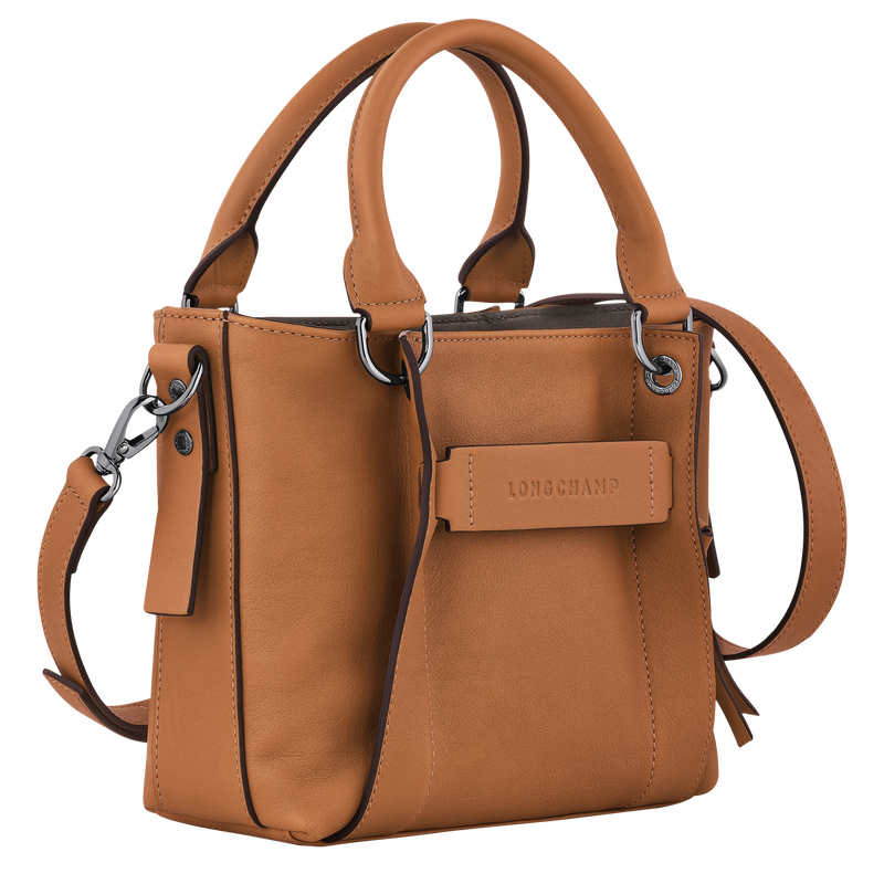 Longchamp 3D S Handbag Natural - Leather