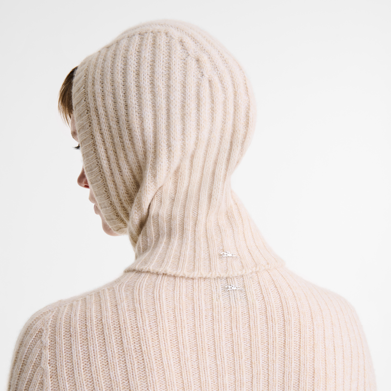 Balaclava Ecru - Knit