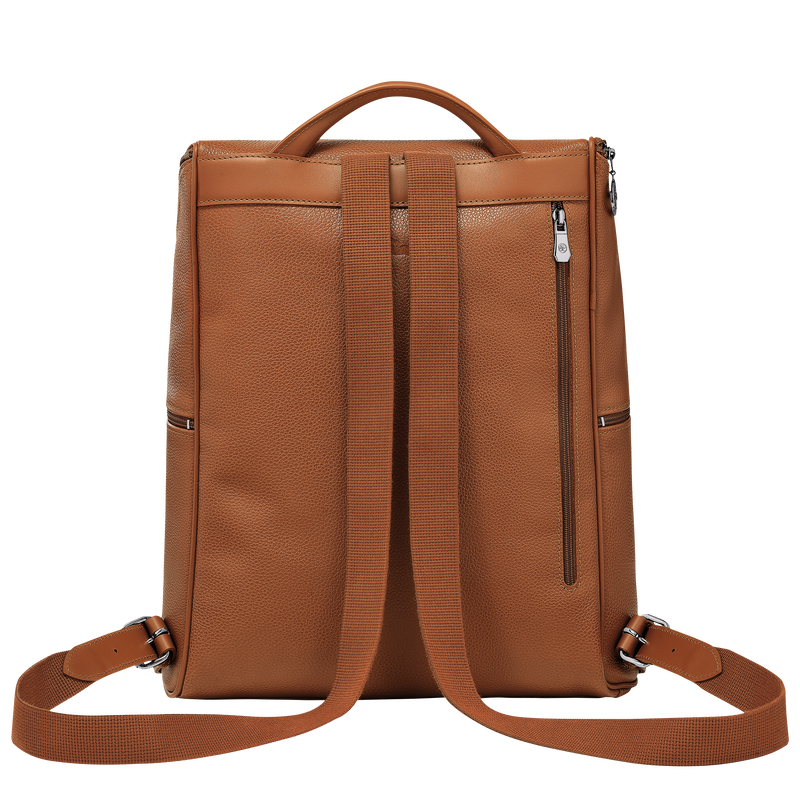 Le Foulonné Backpack Caramel - Leather