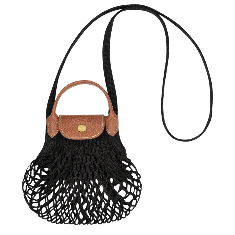 Le Pliage Filet XS Mesh bag Black - Canvas