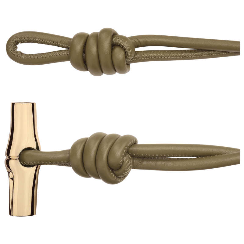 Le Roseau Ladies' belt Olive - Leather