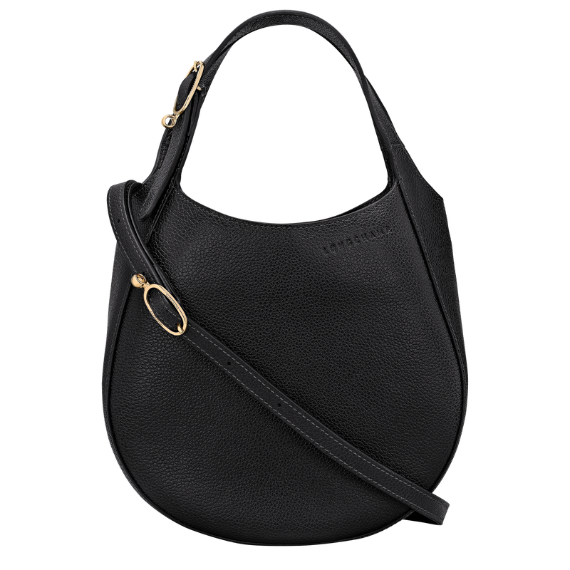Le Foulonné S Handbag Black - Leather
