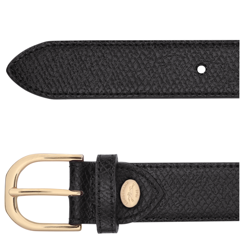 Le Pliage Original Ladies' belt Black - Leather