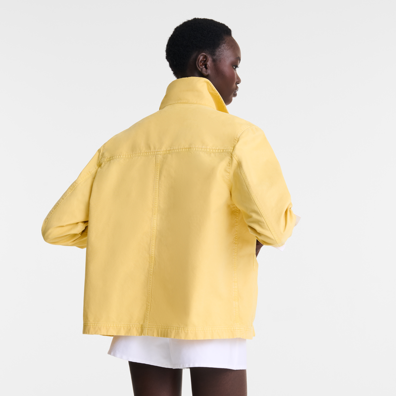 Jacket Yellow Chick - Overdyed cotton