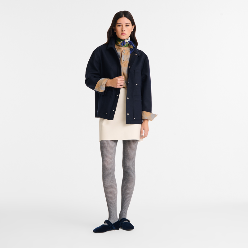 Jacket Navy - Flannel