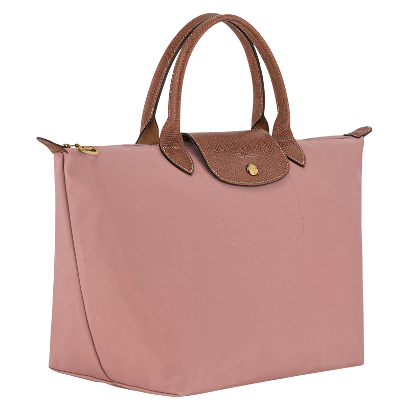 Le Pliage Original M Handbag Pink Tea - Recycled canvas