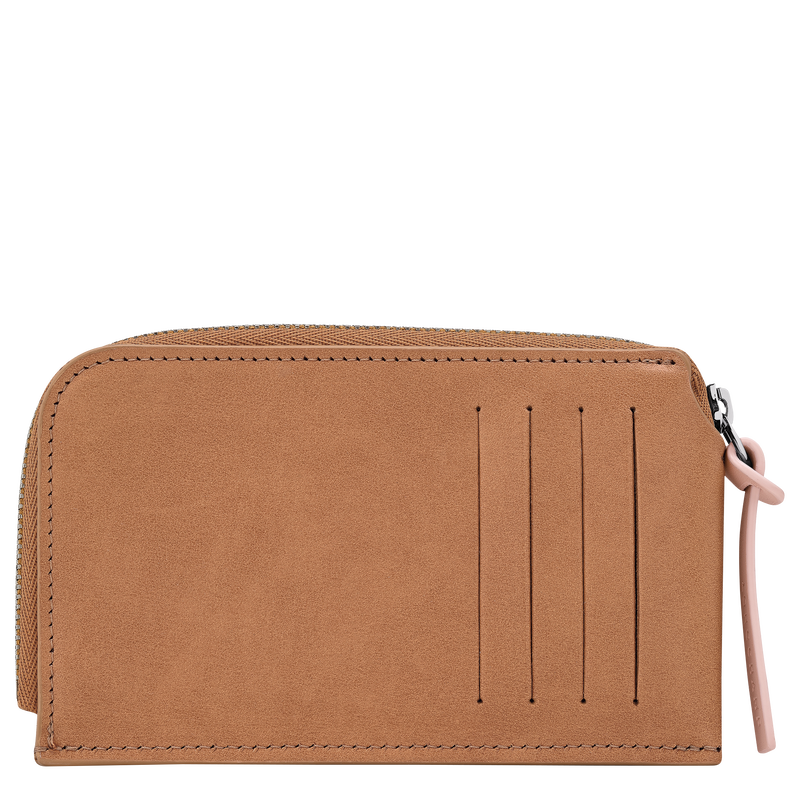 Longchamp Pocket Card holder Natural - Leather