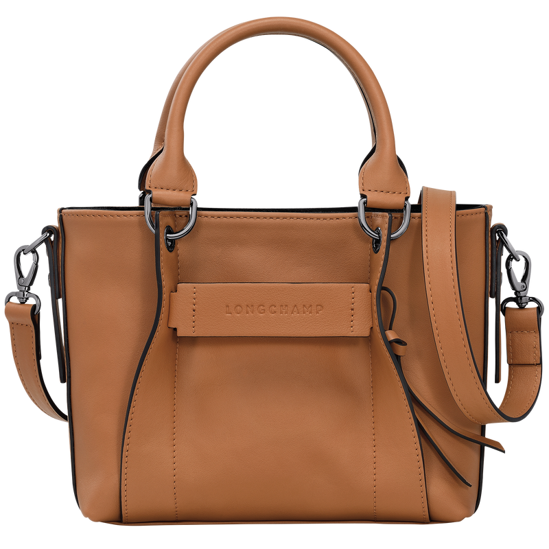 Longchamp 3D S Handbag Natural - Leather