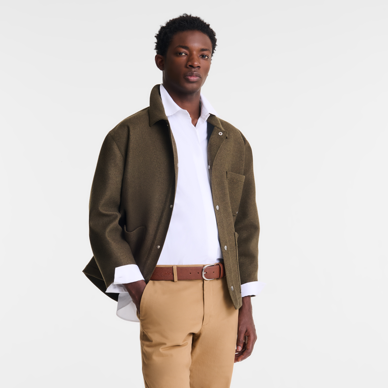 Le Pliage Original Men's belt Brown - Leather