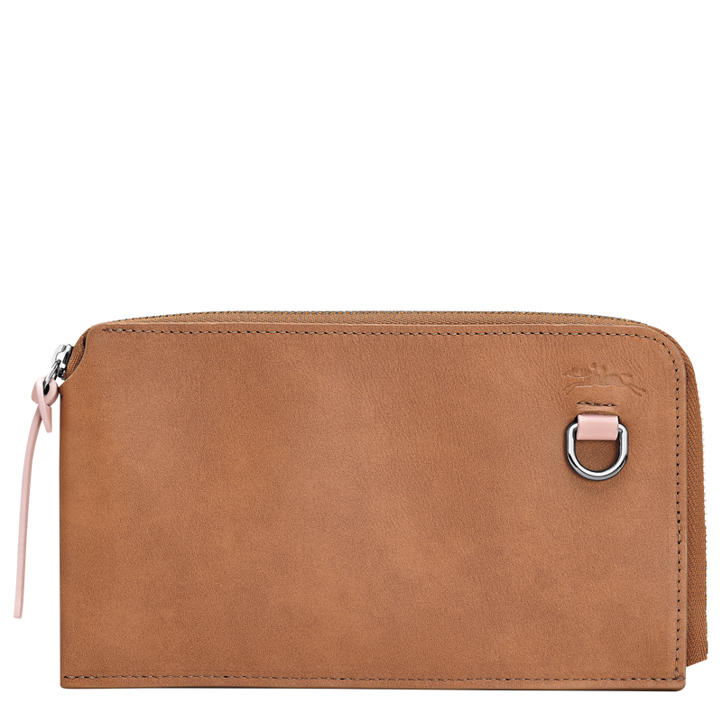 Longchamp Pocket Pouch Natural - Leather