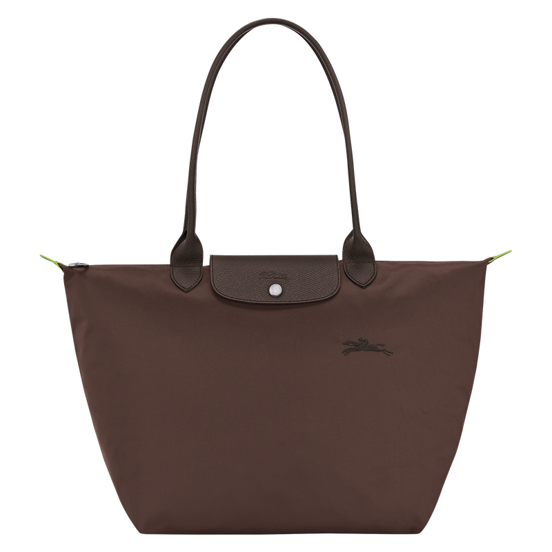 Le Pliage Green L Tote bag Mocha - Recycled canvas