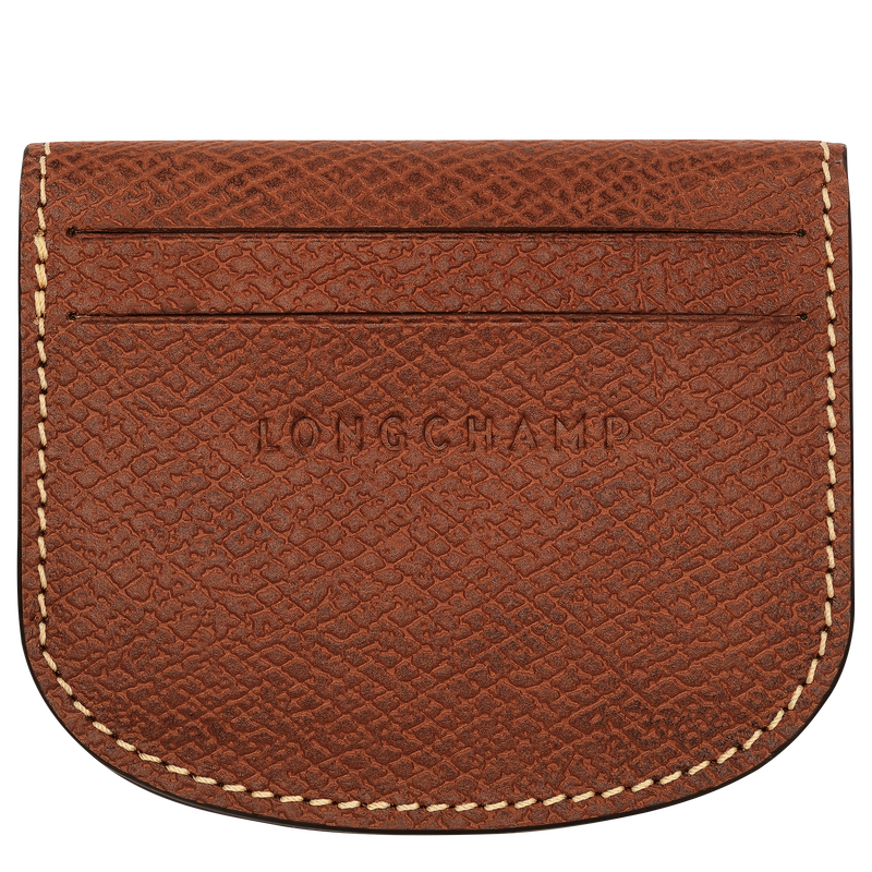 Épure Card holder Brown - Leather