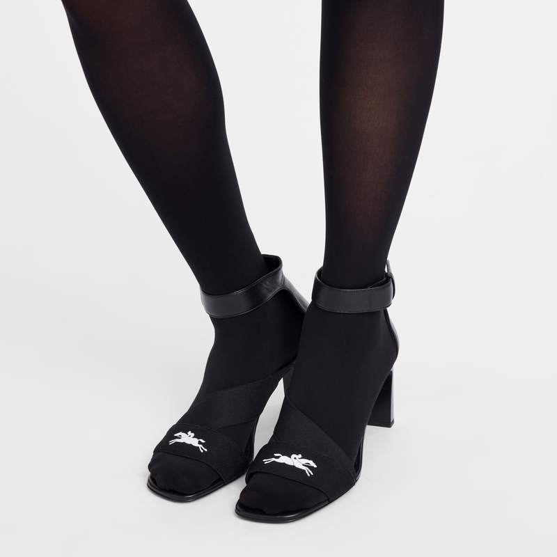 La Baronne Pumps Black - Leather