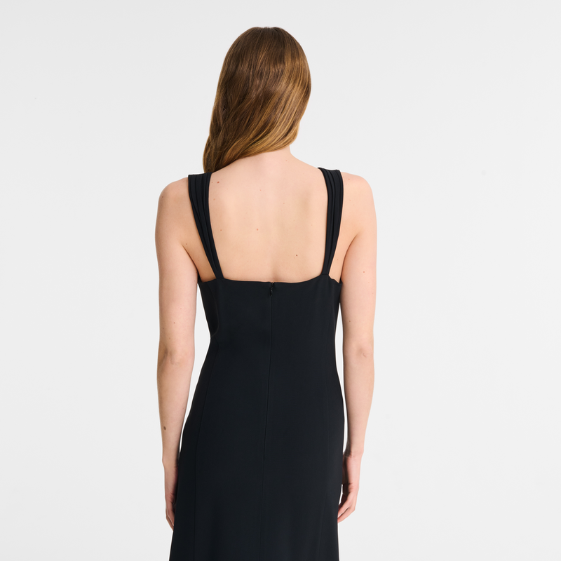 Long dress Black - Crepe