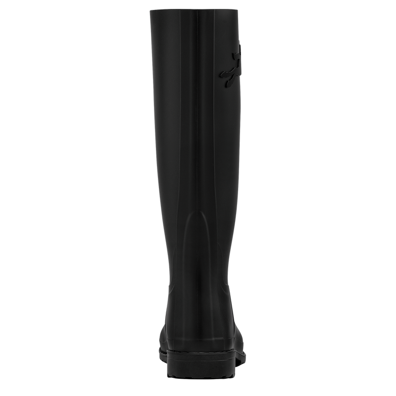 Cheval Longchamp Flat boots Black - PVC