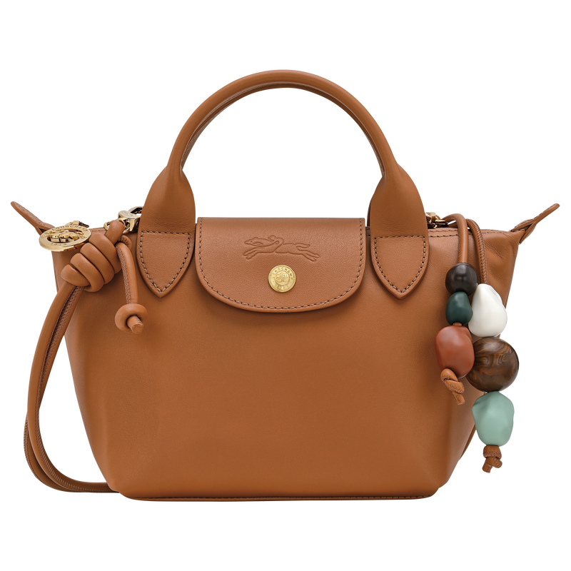 Le Pliage Xtra XS Handbag Cashew - Leather
