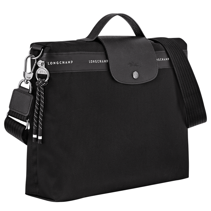 Le Pliage Collection Briefcase Black - Canvas