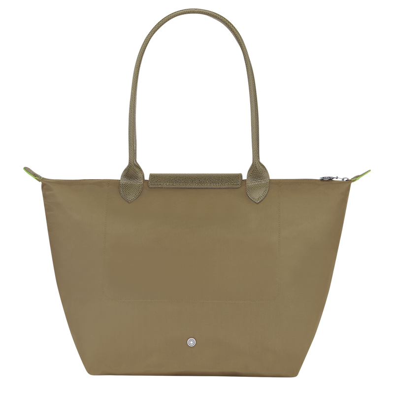 Le Pliage Green L Tote bag Artichoke - Recycled canvas