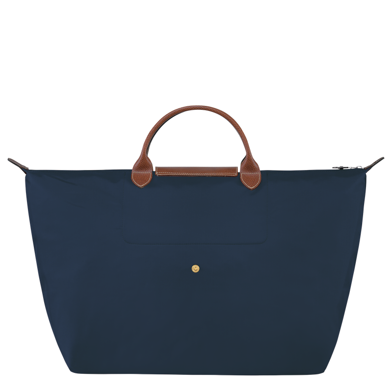 Le Pliage Original L Travel bag Navy - Recycled canvas