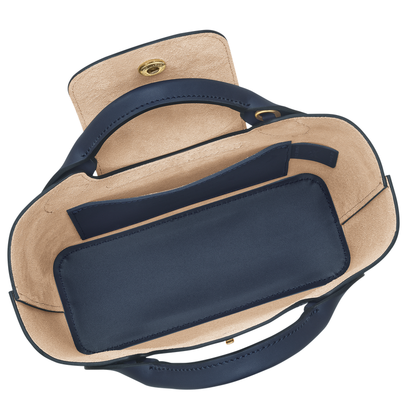 Épure XS Tote bag Navy - Leather