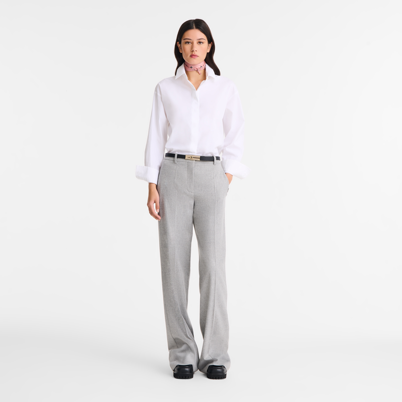 Trousers Grey - Flannel