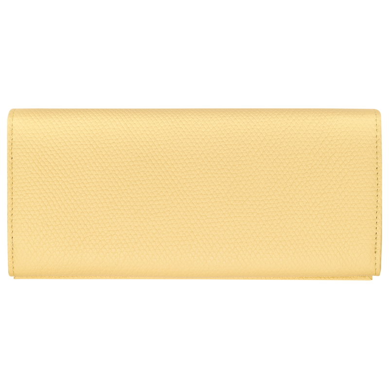 Le Roseau Long continental wallet Yellow Chick - Leather