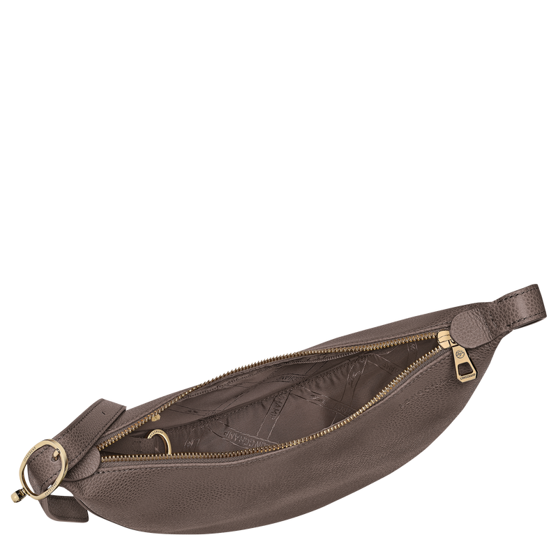 Le Foulonné S Crossbody bag Taupe - Leather