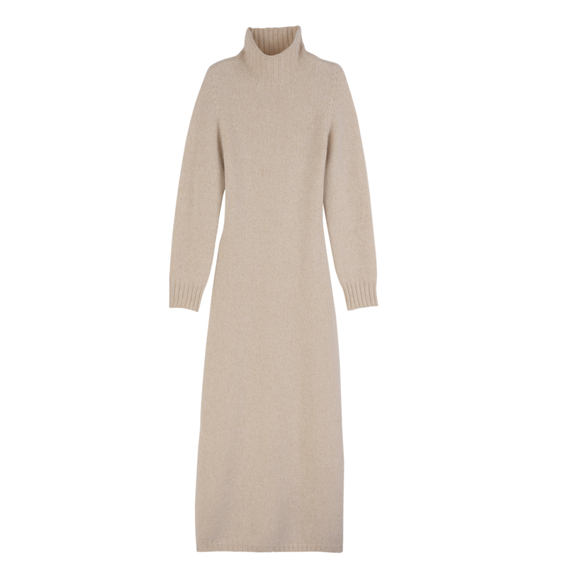 Long dress Ecru - Knit