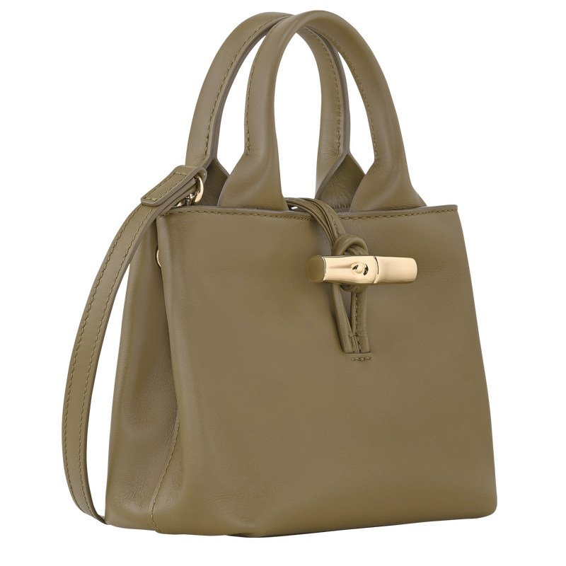 Le Roseau XS Handbag Olive - Leather