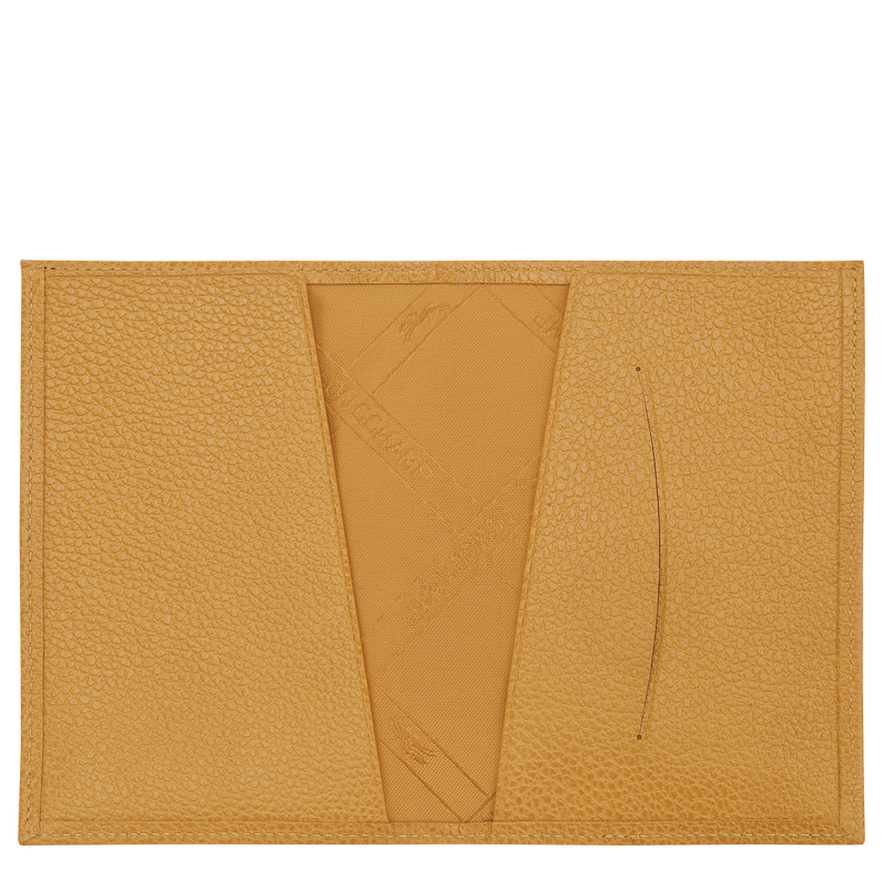 Le Foulonné Passport cover Nutmeg - Leather