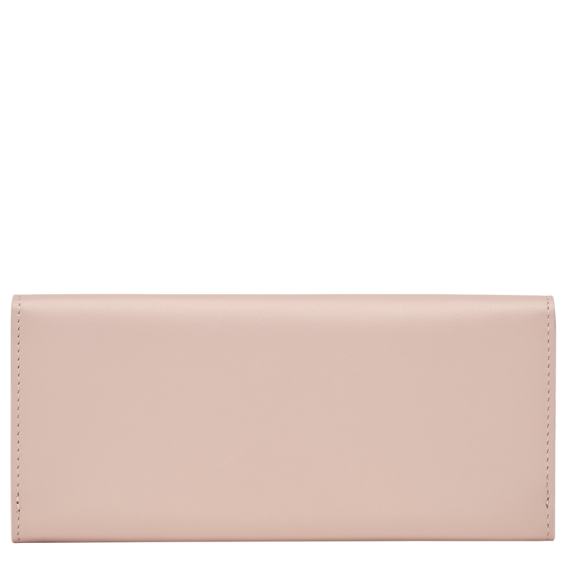 Le Roseau Long continental wallet Petal Pink - Leather