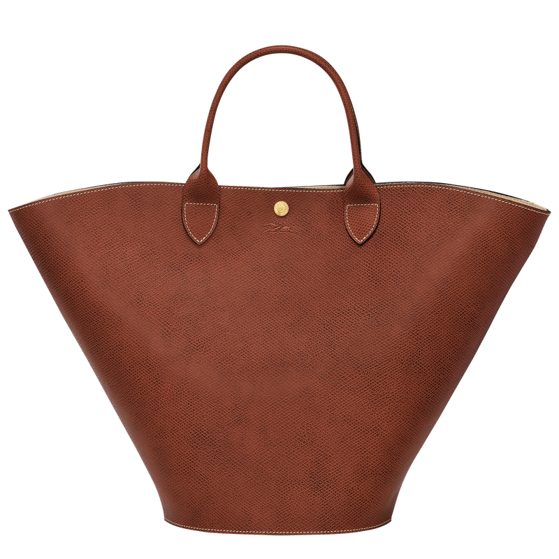 Épure XL Tote bag Brown - Leather