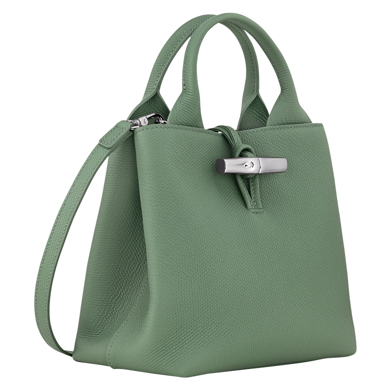 Le Roseau S Handbag Oregano - Leather