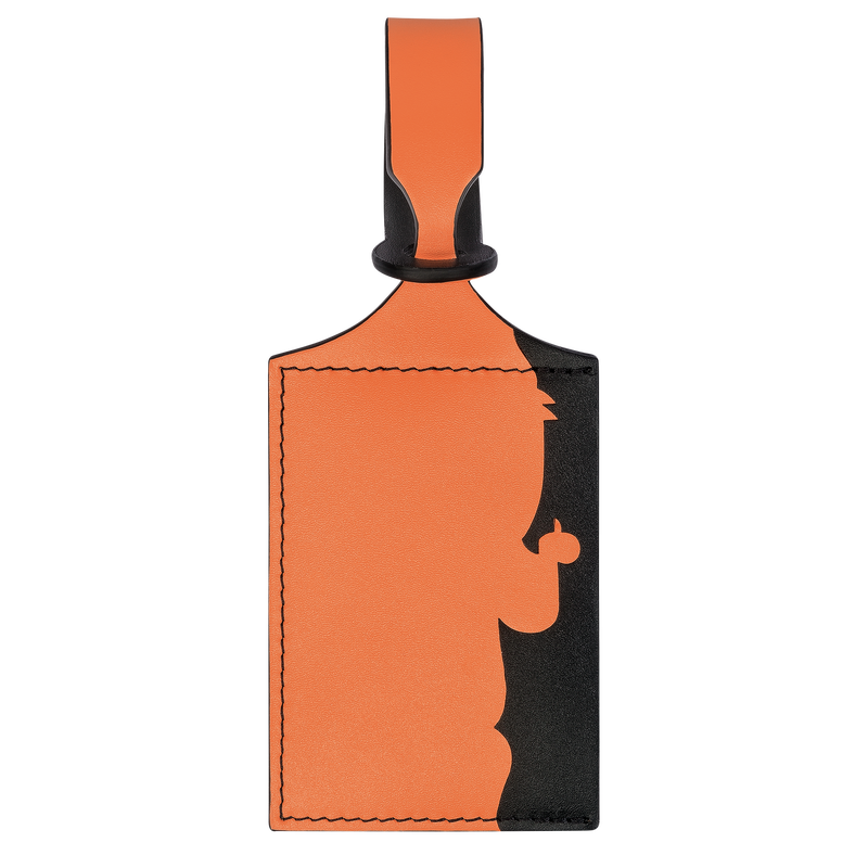 LGP Travel Luggage tag Orange - Leather