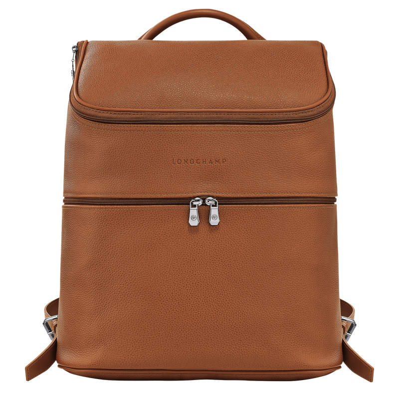 Le Foulonné Backpack Caramel - Leather