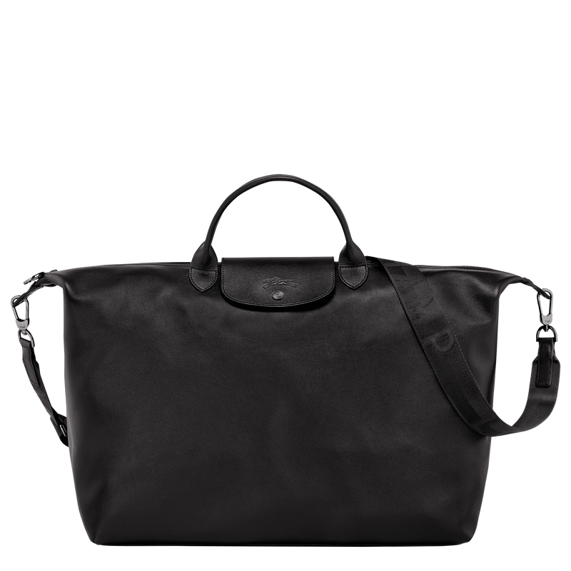 Le Pliage Xtra L Travel bag Black - Leather