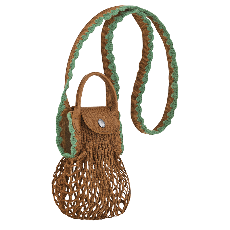 Le Pliage Collection XS Mesh bag Tobacco - Canvas