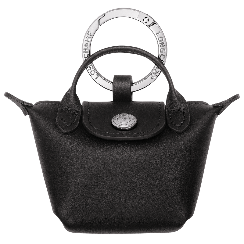 Le Pliage Xtra Key ring Black - Leather